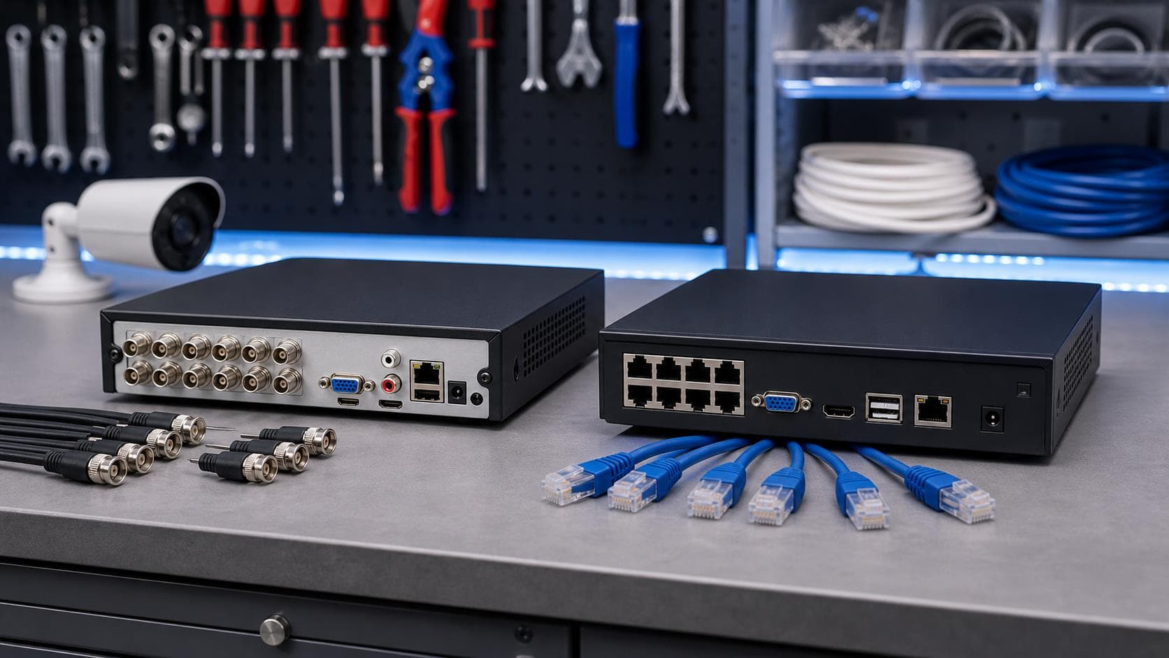 NVR ve DVR kayıt cihazları